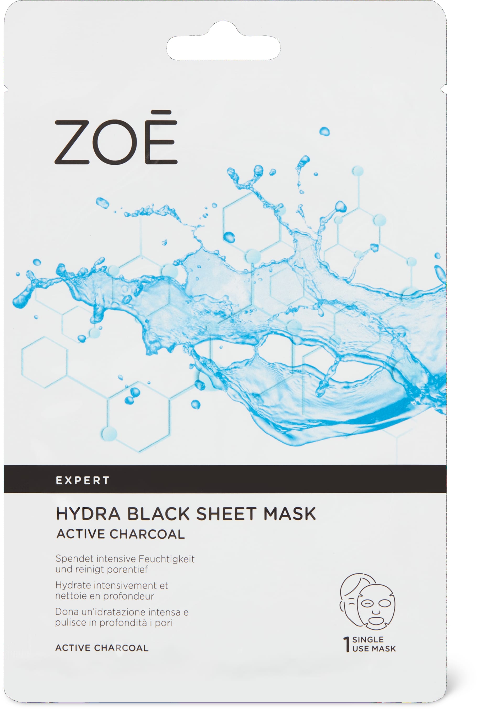 Hydra Black Tuchmaske